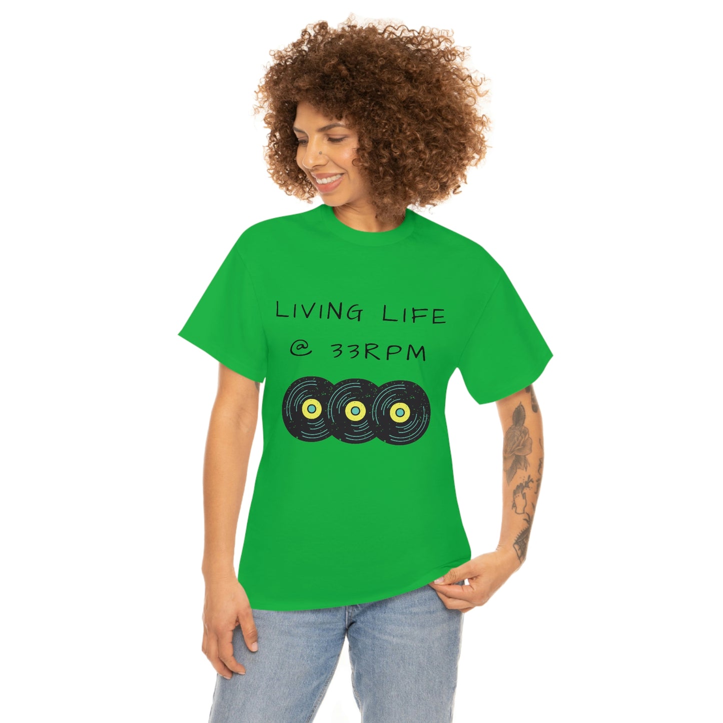 Living Life @ 33RPM Tee