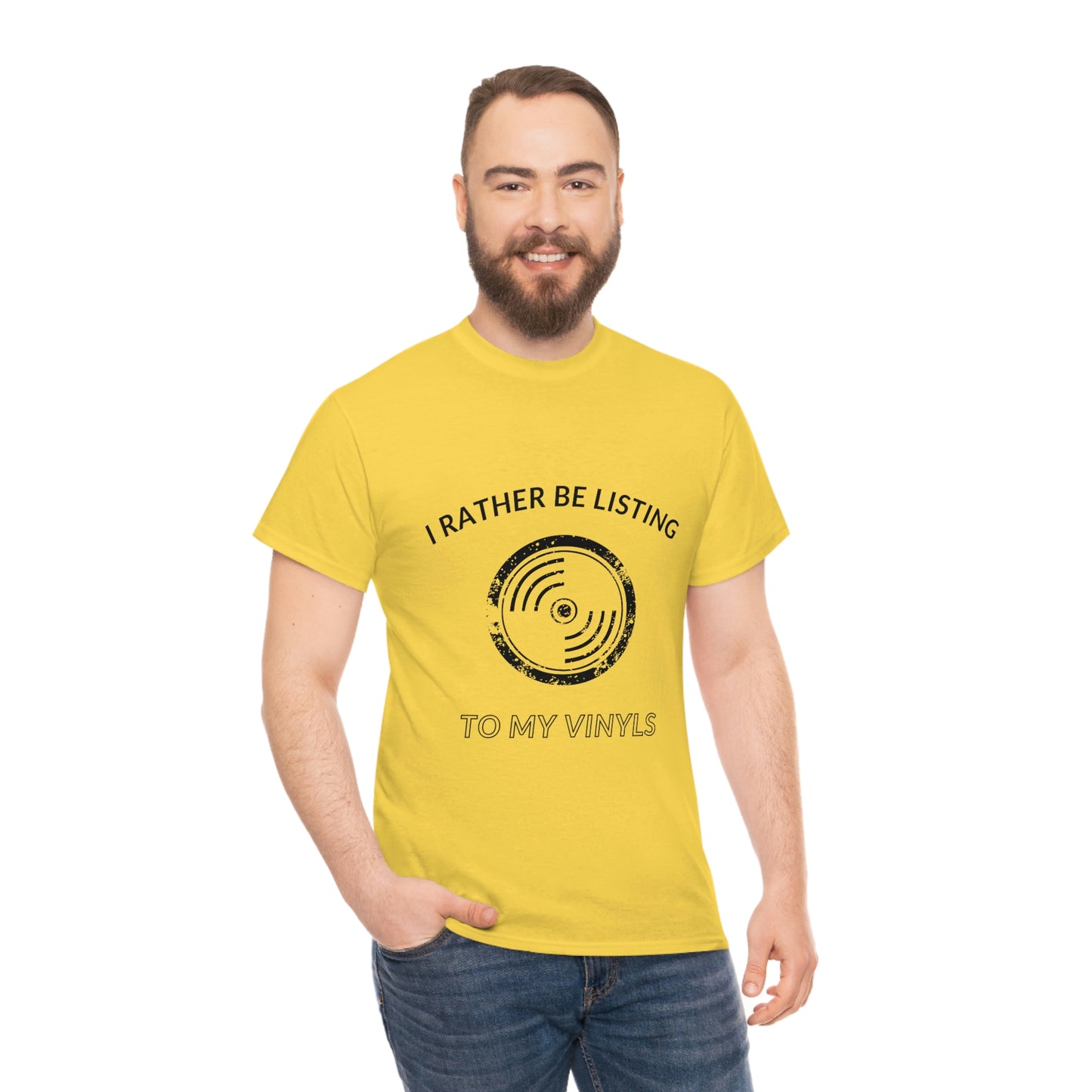 Listening to Vinyl Tee