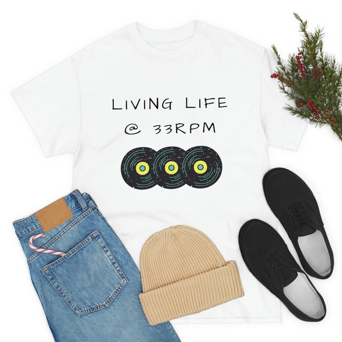 Living Life @ 33RPM Tee