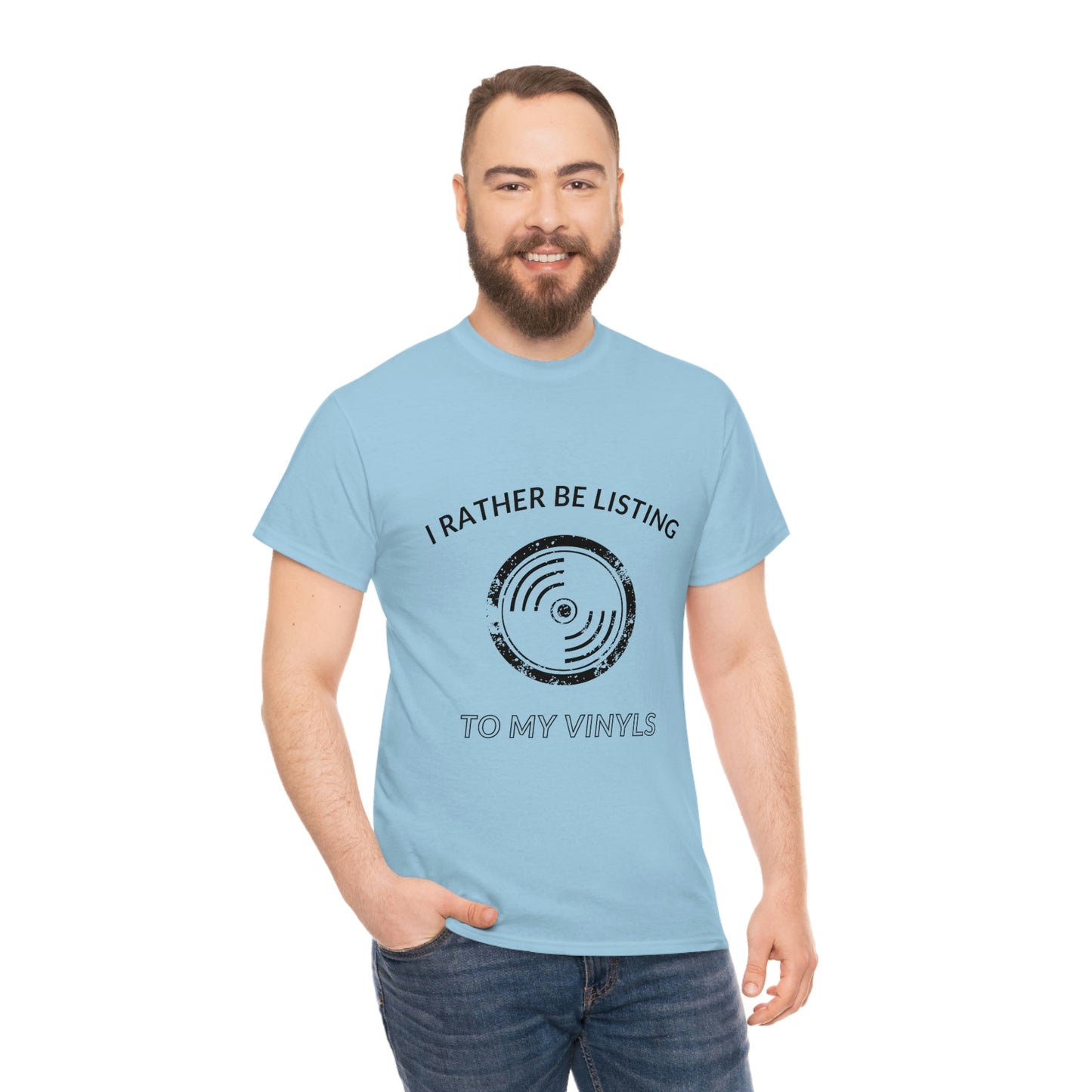 Listening to Vinyl Tee