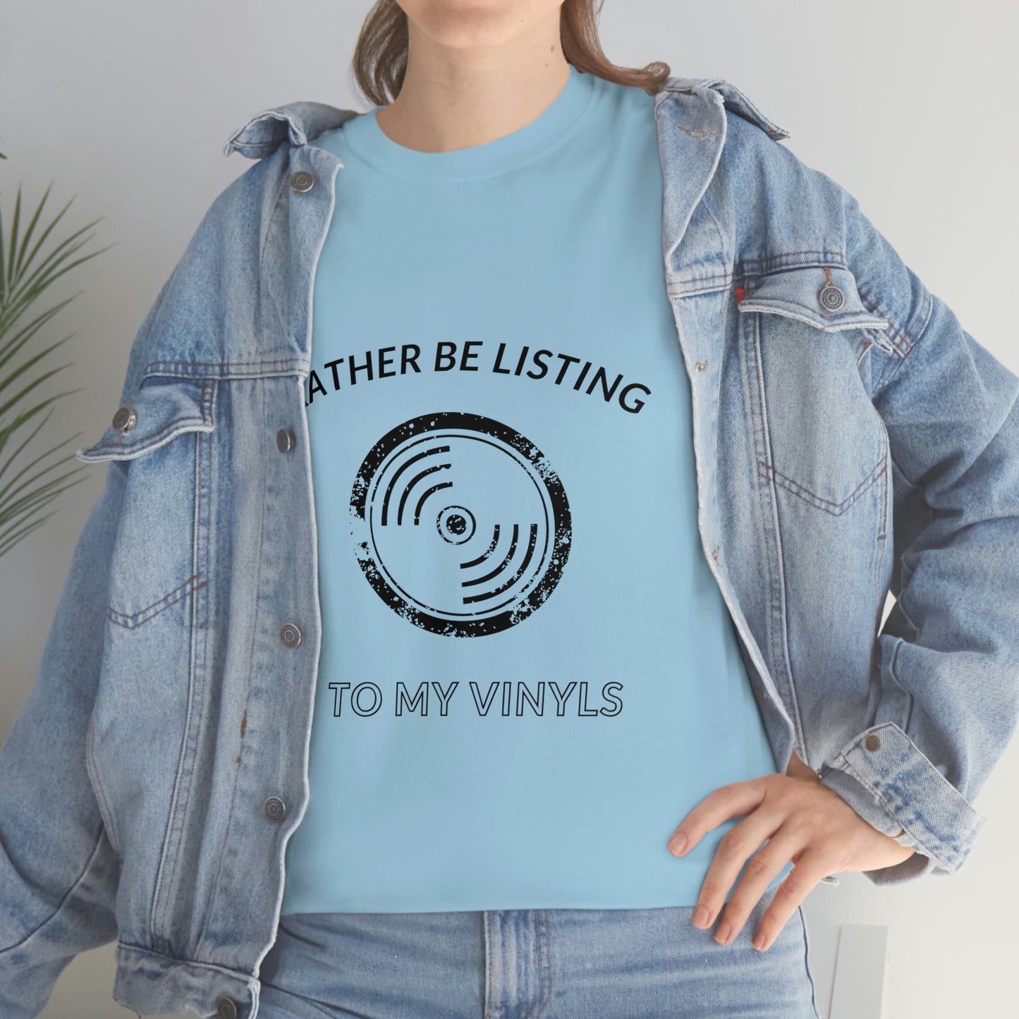 Listening to Vinyl Tee