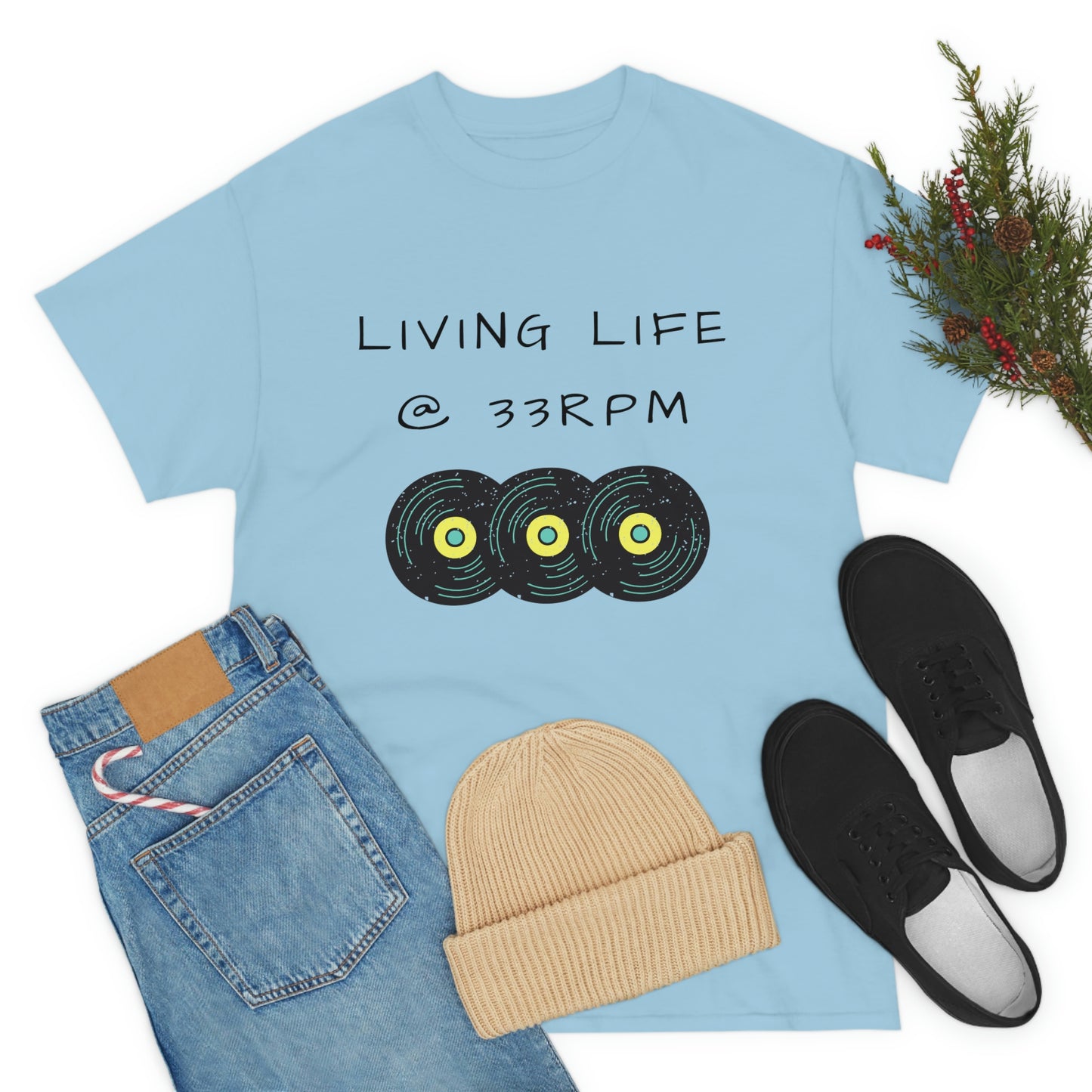 Living Life @ 33RPM Tee