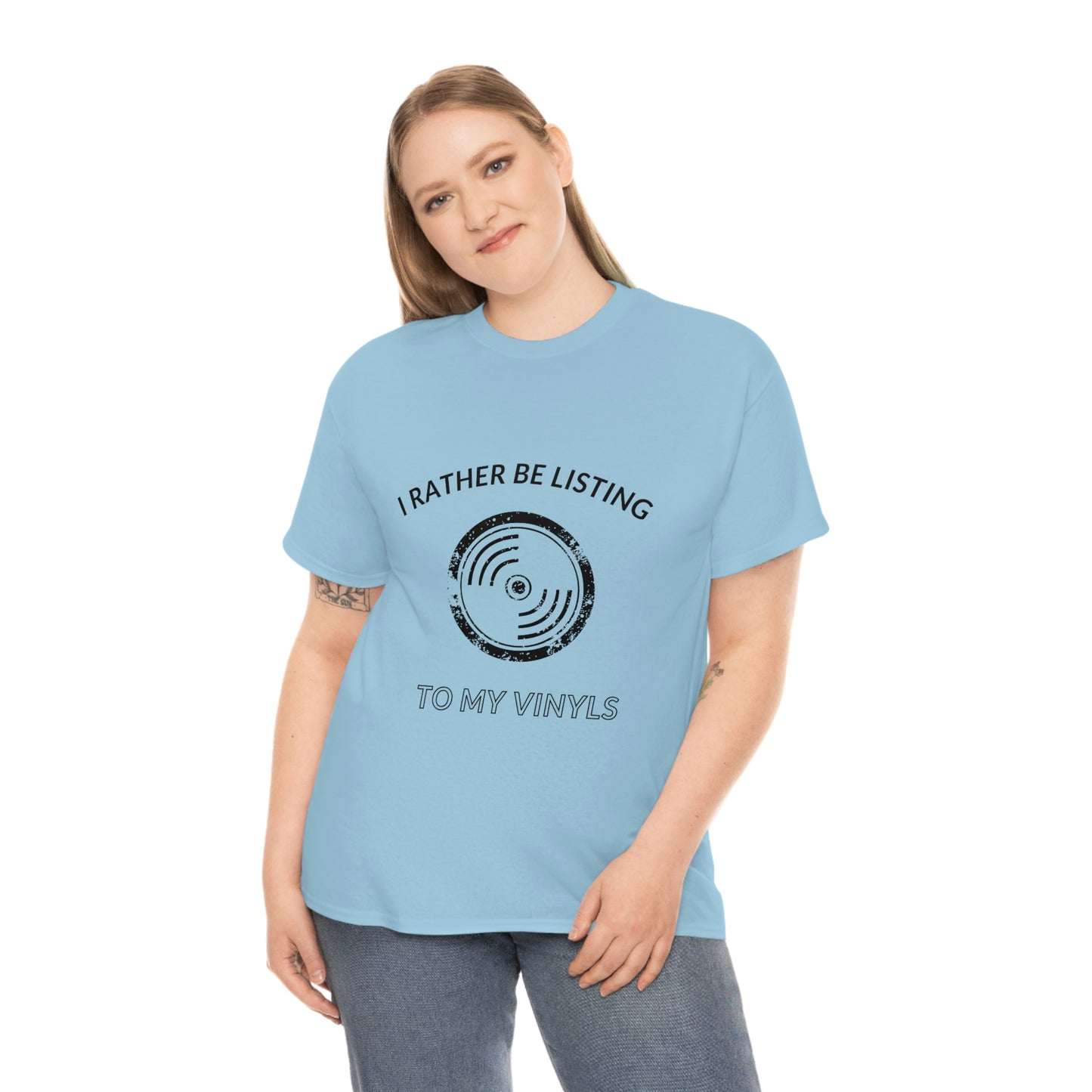 Listening to Vinyl Tee