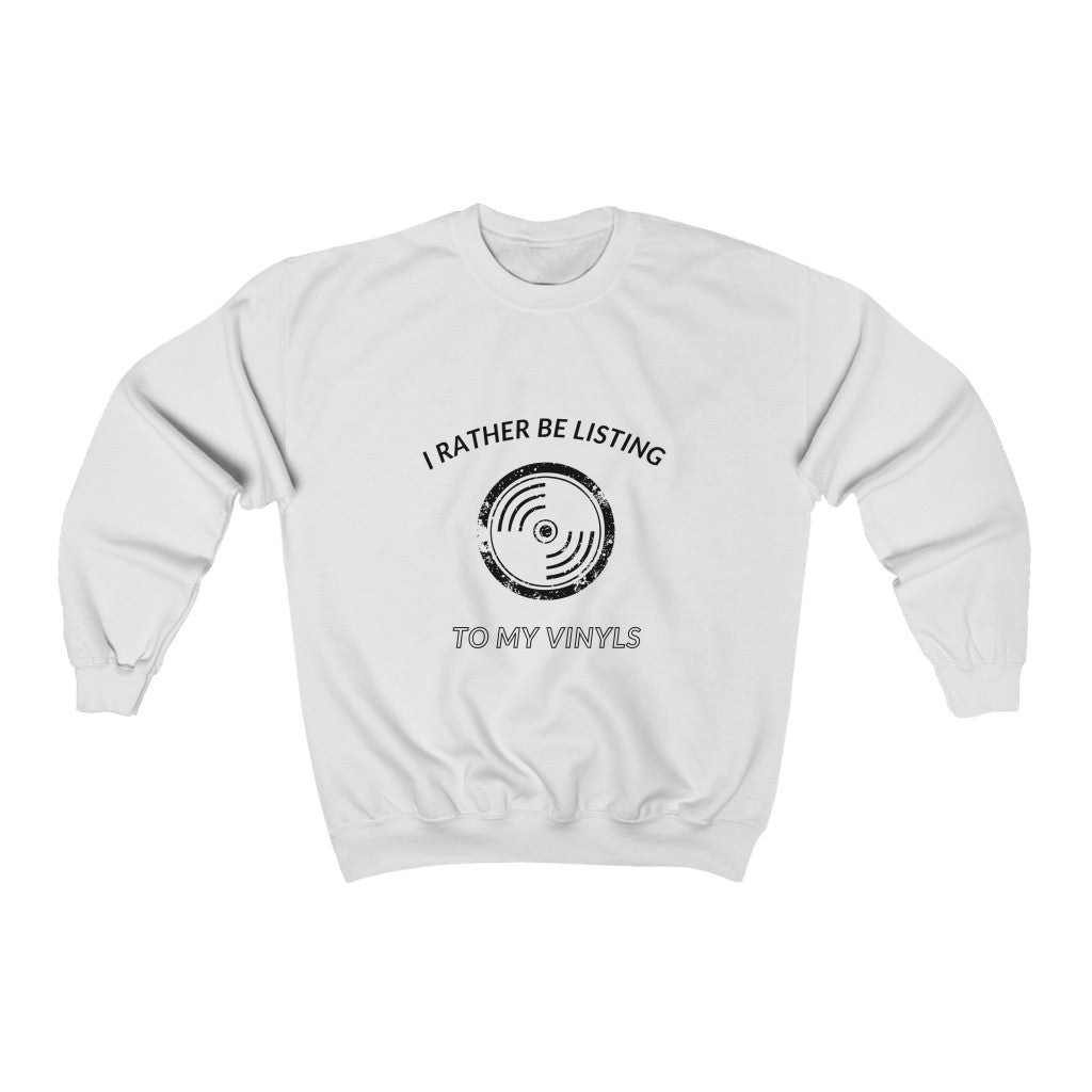 Listening to Records Crewneck Sweatshirt
