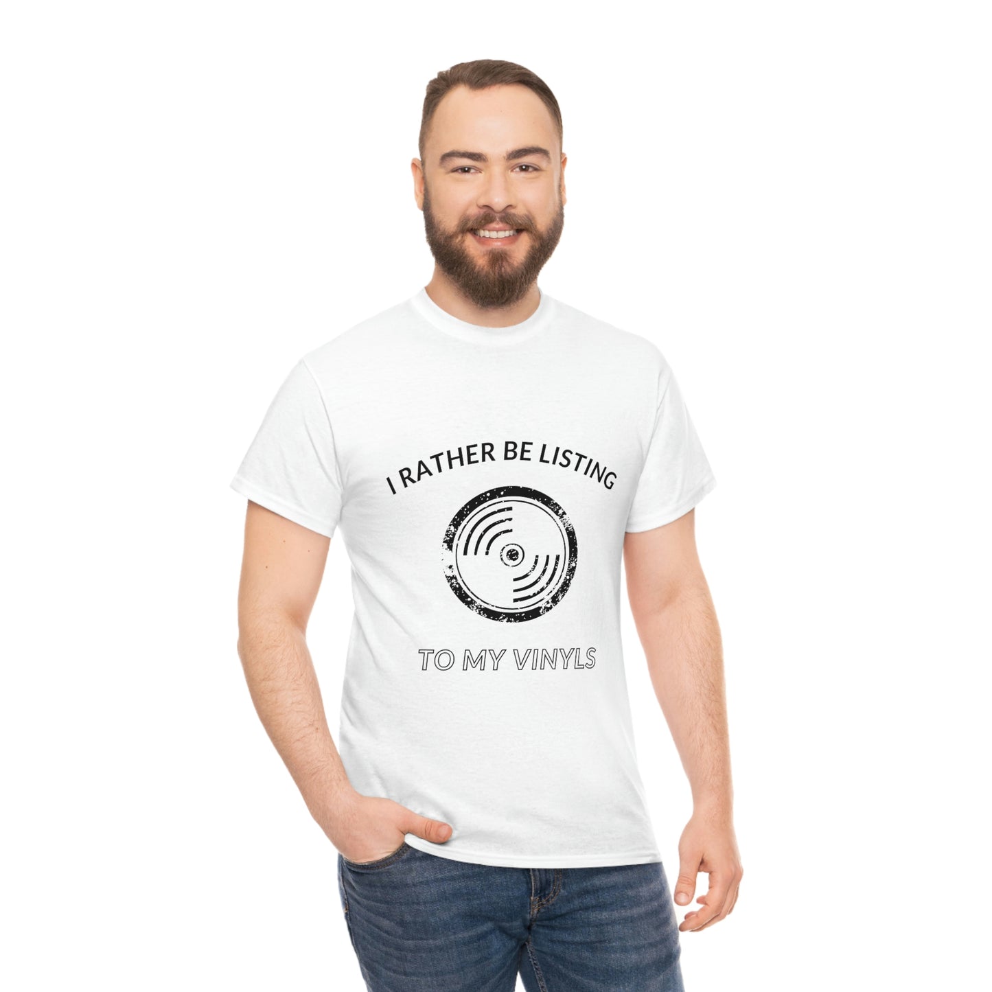 Listening to Vinyl Tee