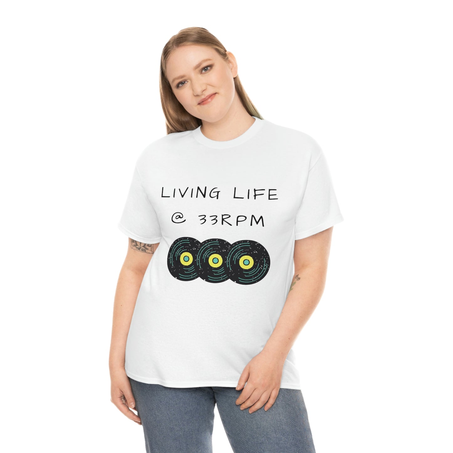 Living Life @ 33RPM Tee