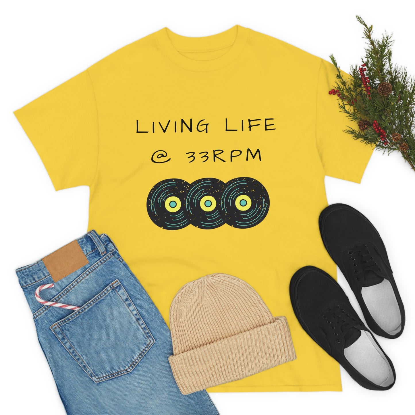 Living Life @ 33RPM Tee