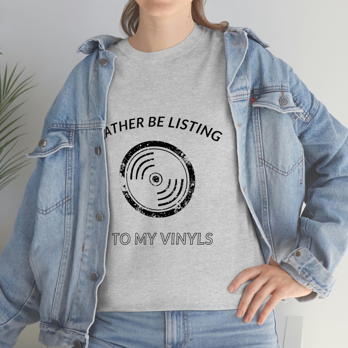 Listening to Vinyl Tee