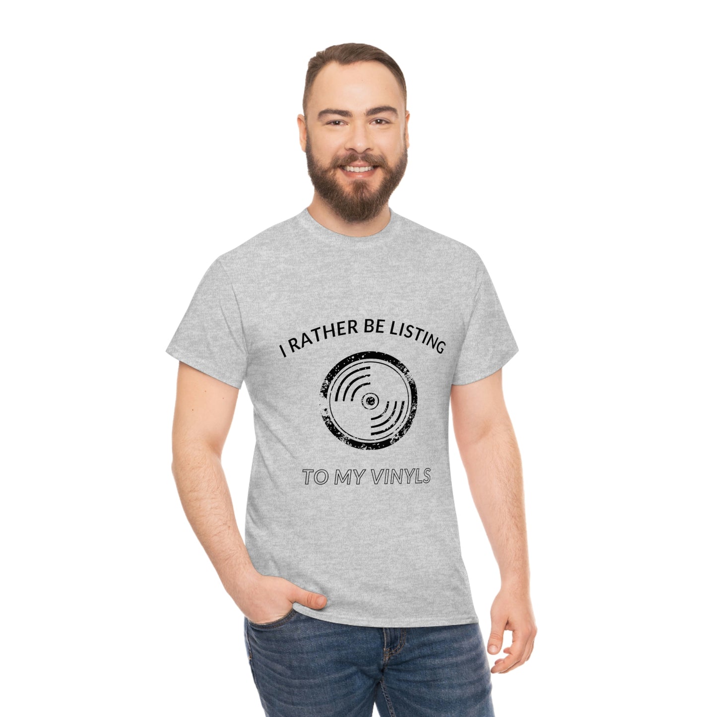 Listening to Vinyl Tee