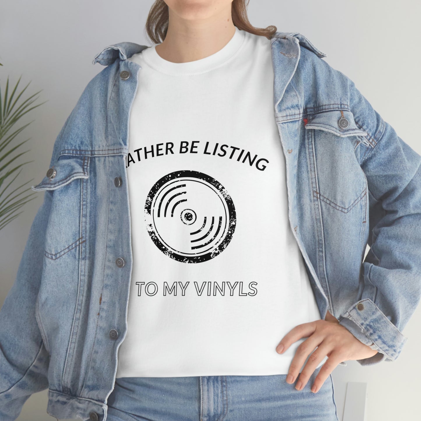 Listening to Vinyl Tee