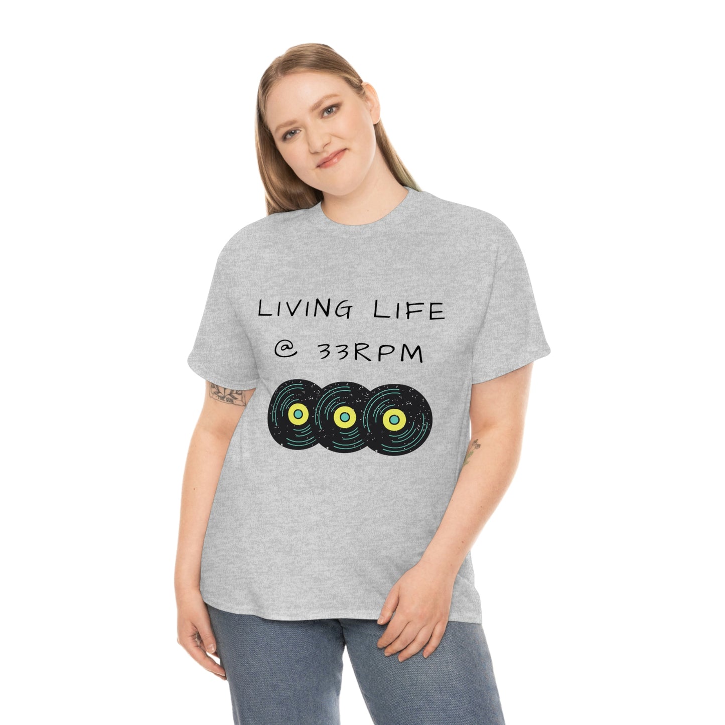 Living Life @ 33RPM Tee