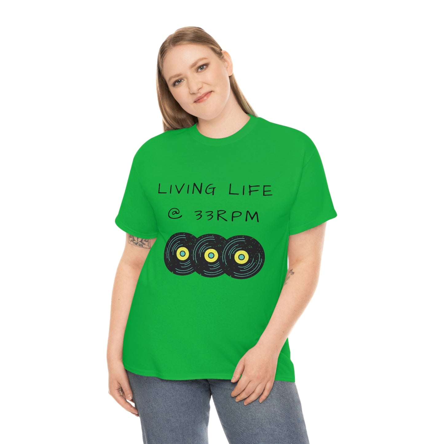 Living Life @ 33RPM Tee