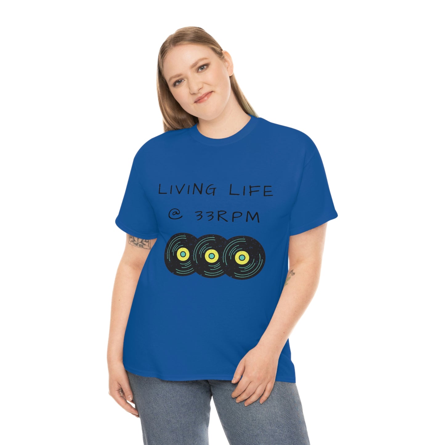 Living Life @ 33RPM Tee