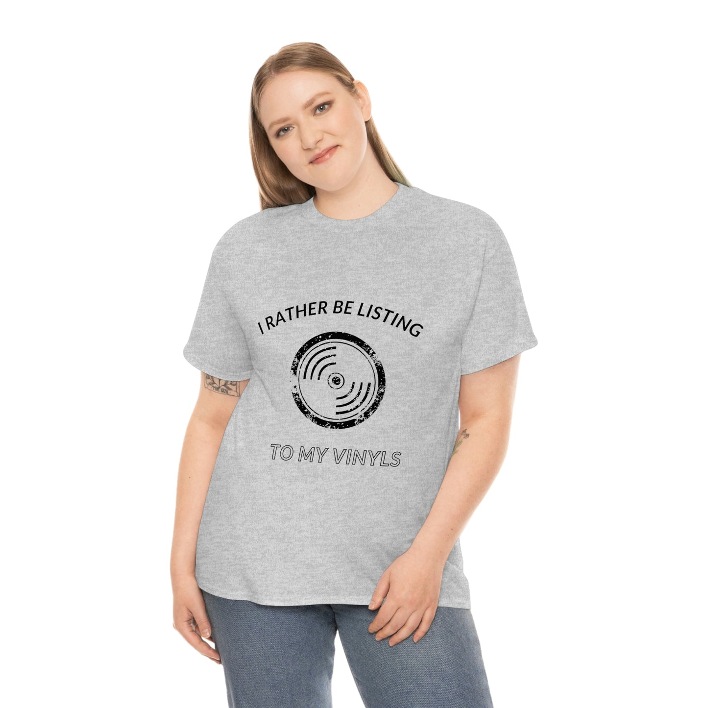 Listening to Vinyl Tee