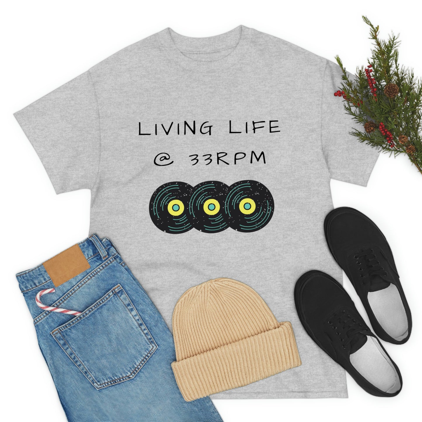 Living Life @ 33RPM Tee