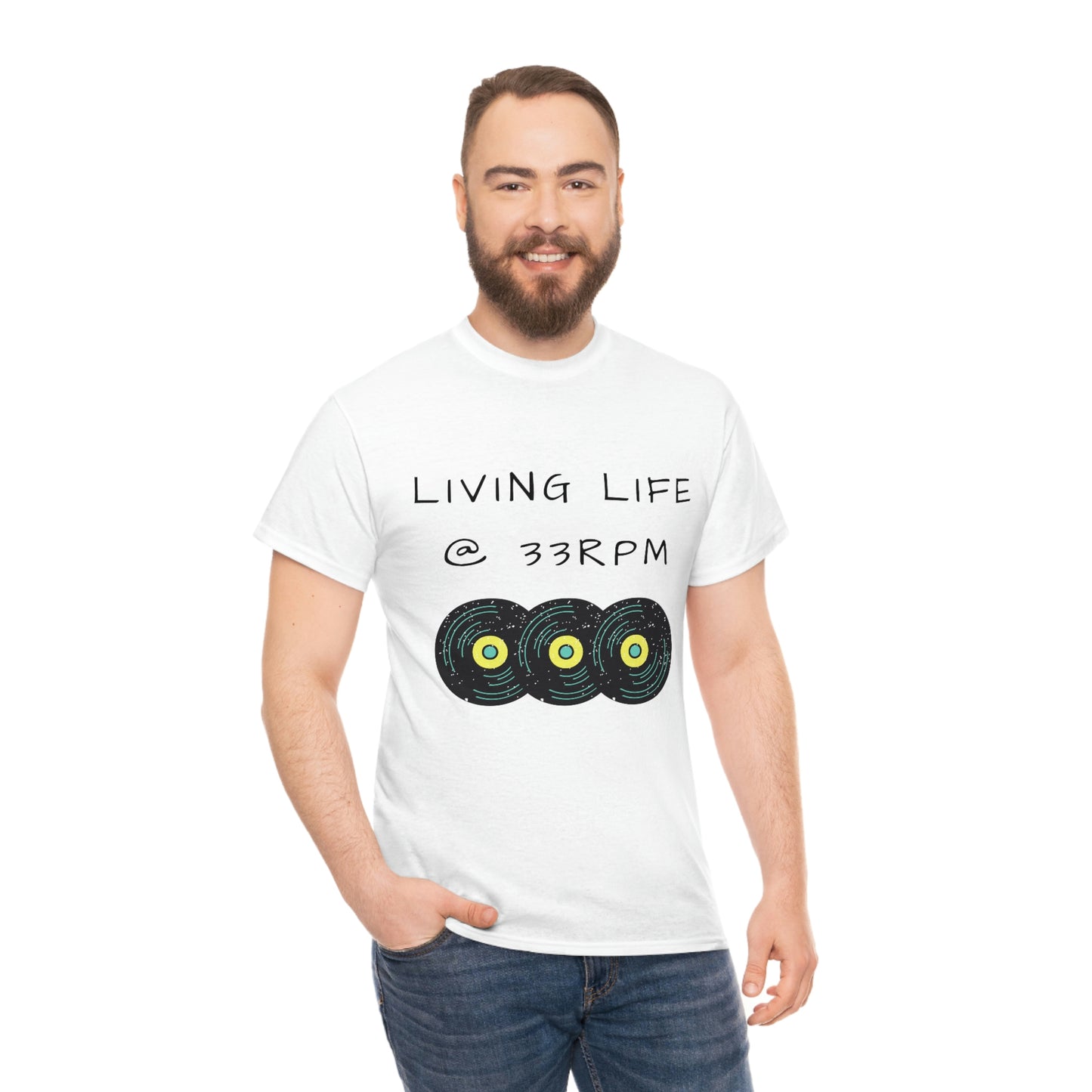 Living Life @ 33RPM Tee