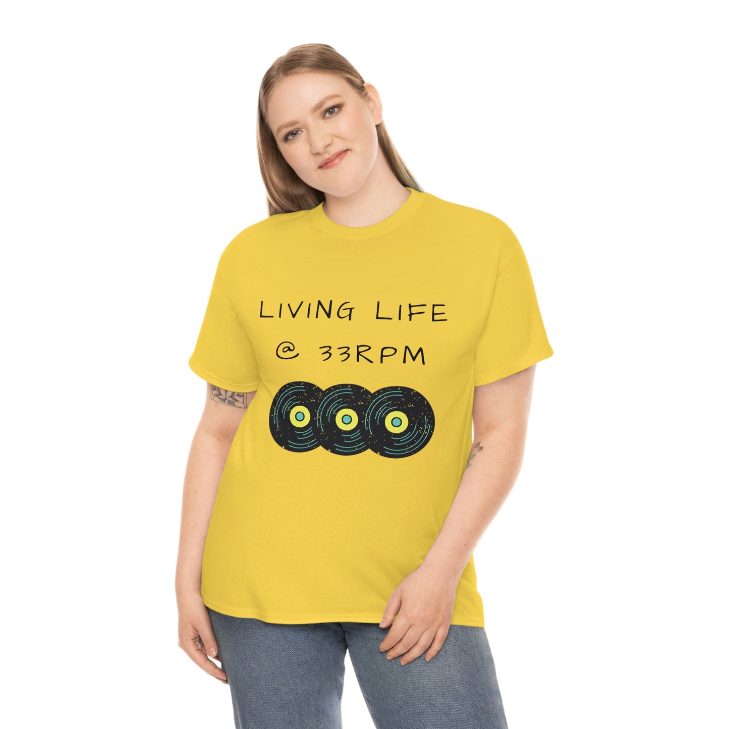 Living Life @ 33RPM Tee