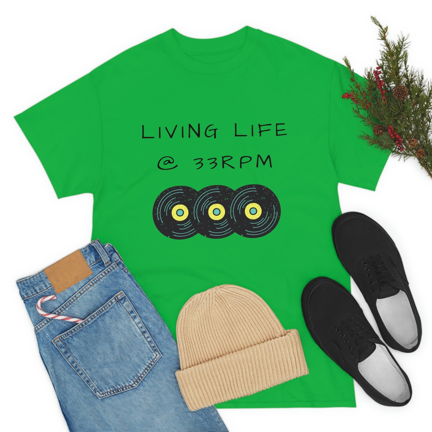 Living Life @ 33RPM Tee