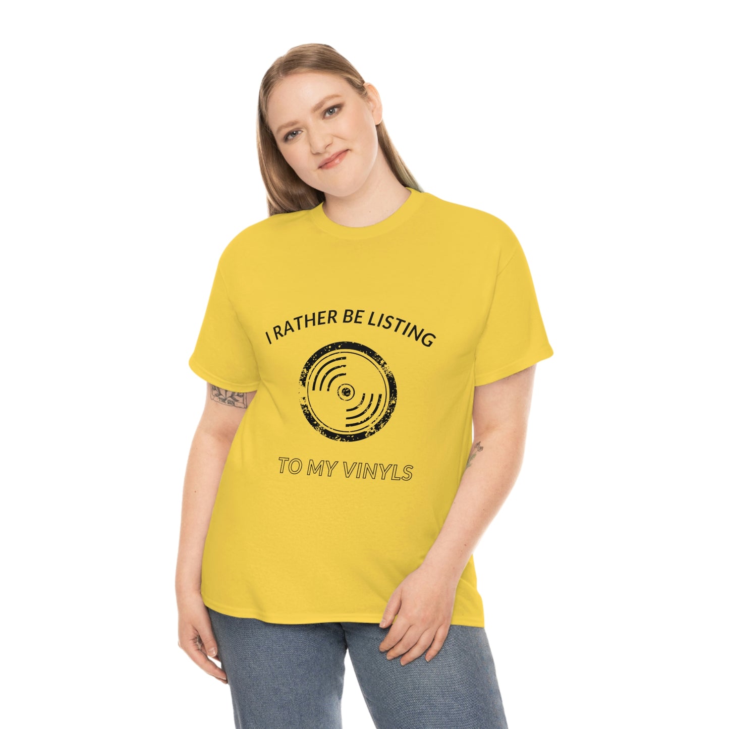 Listening to Vinyl Tee