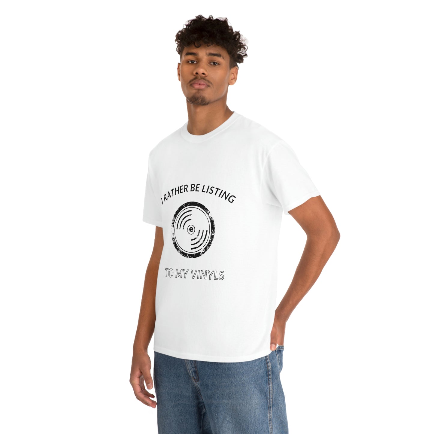Listening to Vinyl Tee