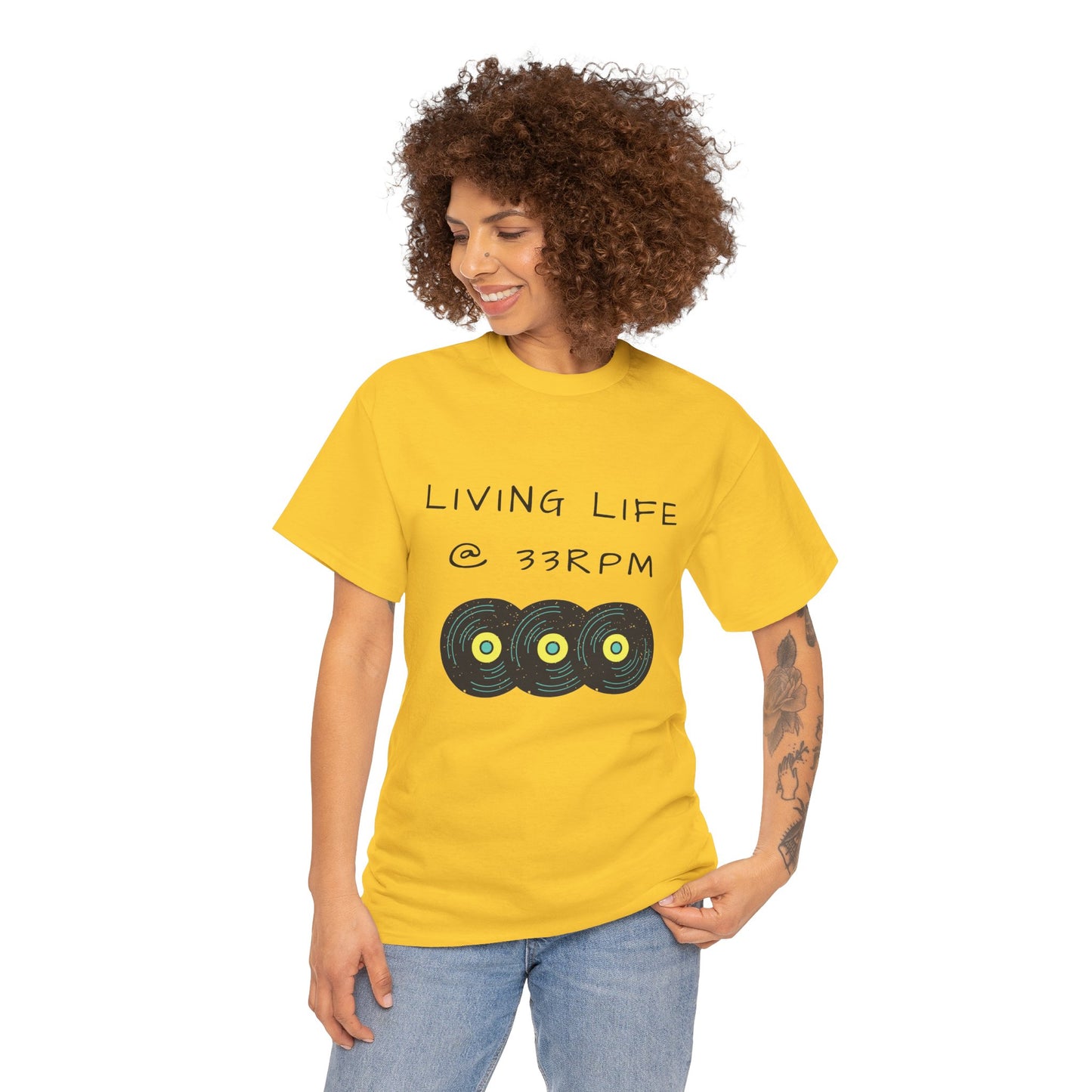Living Life @ 33RPM Tee