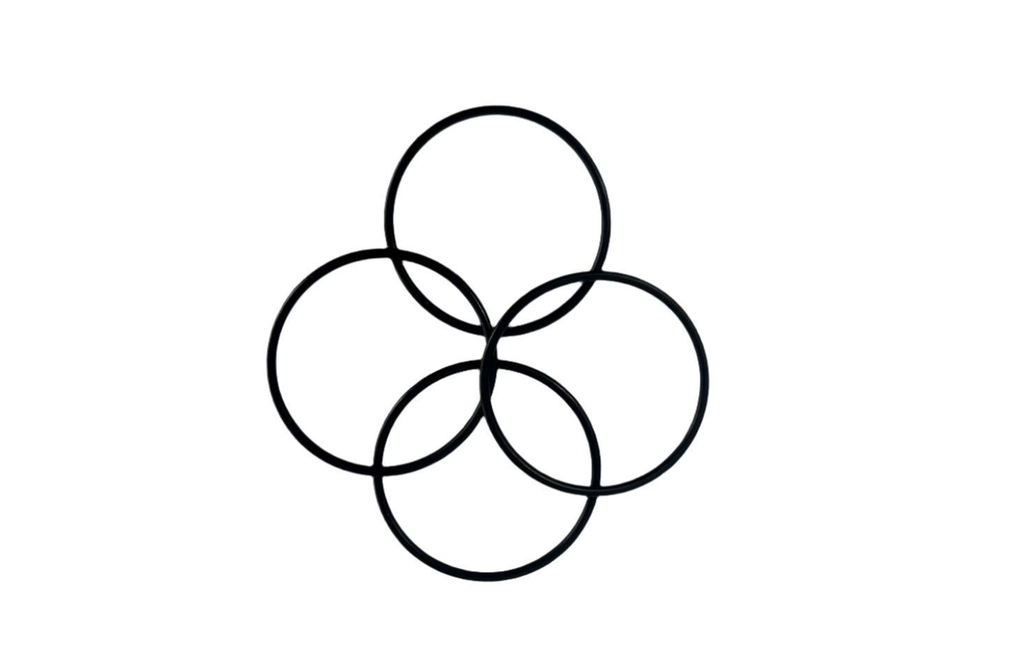 Counterweight "0" Circle Rings