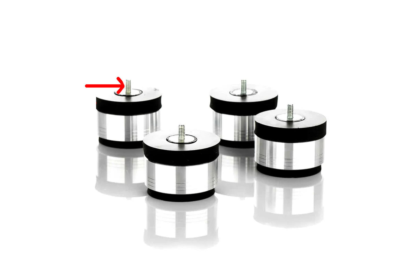 Double Threaded Isolators (4-pack)