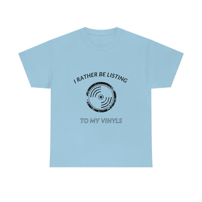 Listening to Vinyl Tee