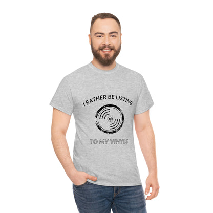 Listening to Vinyl Tee