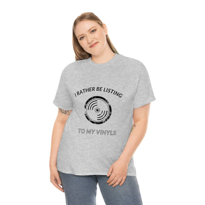 Listening to Vinyl Tee