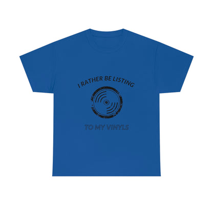 Listening to Vinyl Tee