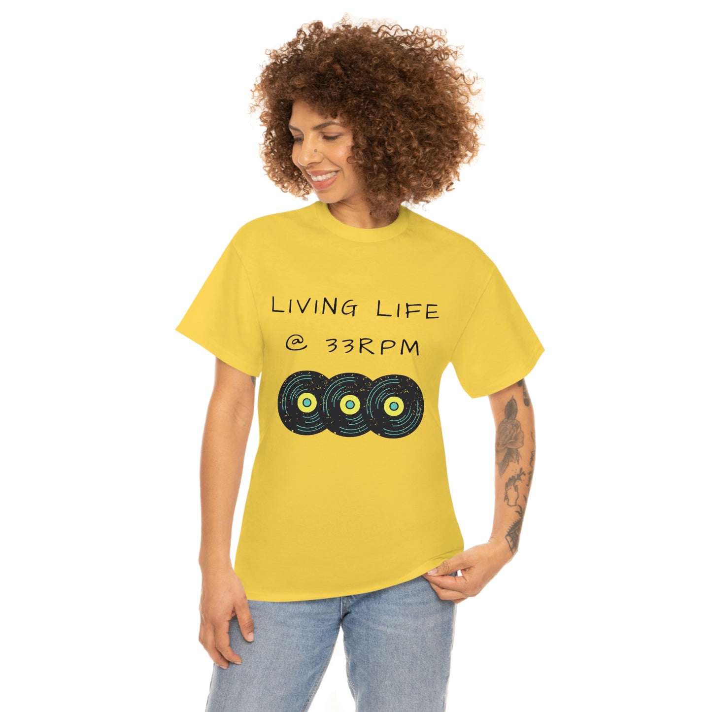 Living Life @ 33RPM Tee