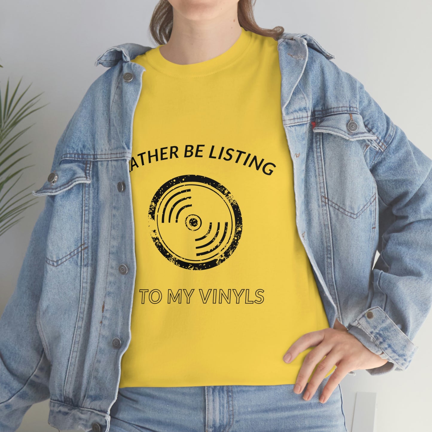 Listening to Vinyl Tee